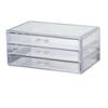 Organisateur de Maquillage en Acrylique Polyvalent Grande Capacité Boîte de Rangement à Tiroirs Transparente pour Coiffeuse Salle de Bain