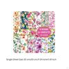 24 Sheets Floral Theme Craft Paper Scrapbook Vivid Prints for Scrapbooking, Party