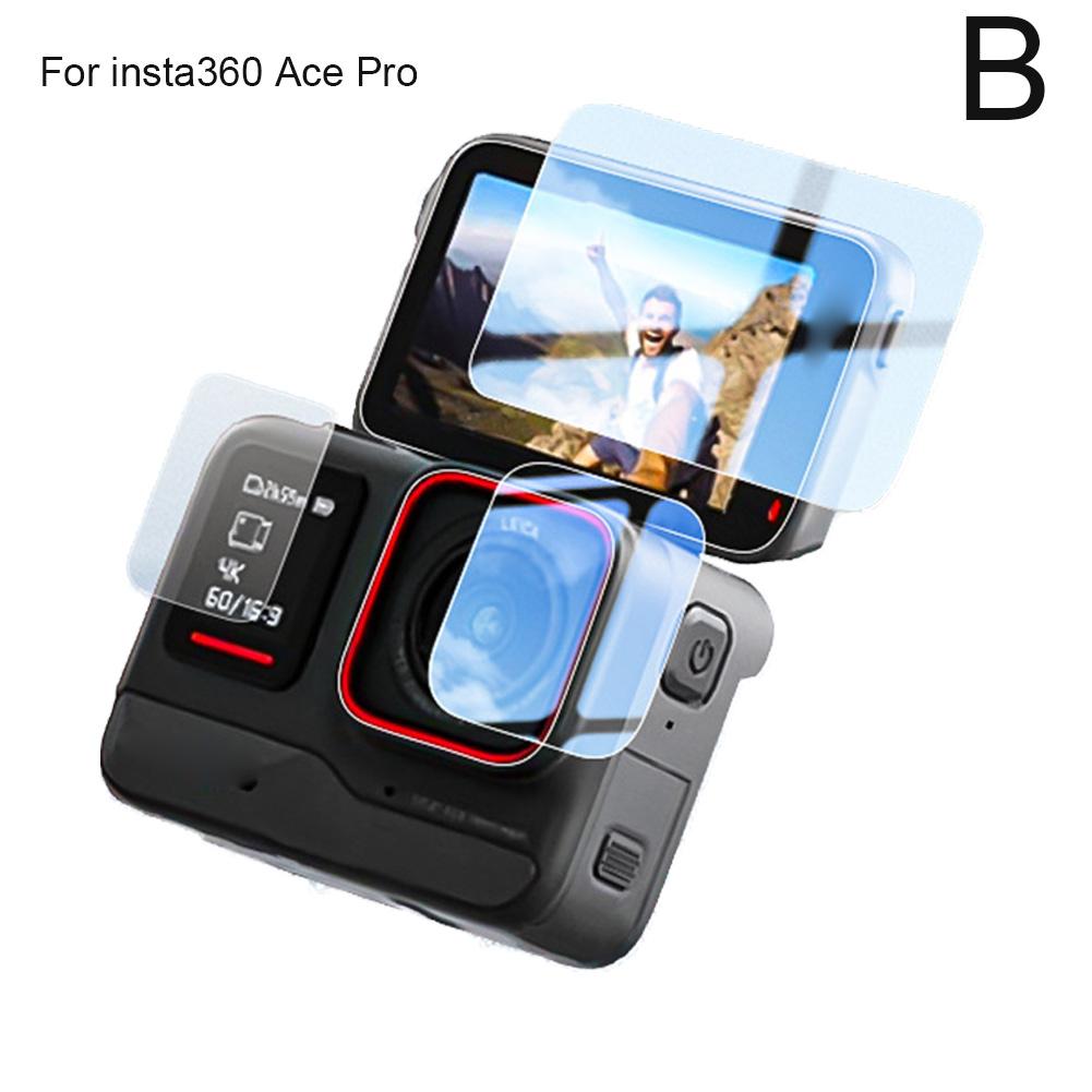 

Защитная пленка для экрана для Insta360 Ace Pro, закаленное стекло ACE для Insta360 Glass 2024, пленка для аксессуаров Y3B3 transprent-For insta360 Ace Pro