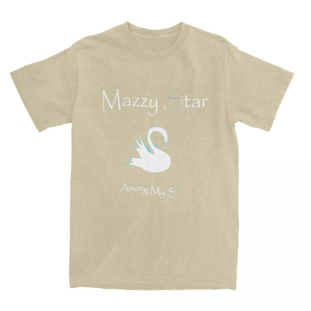 Men Women's Mazzy Star Among My Swan T Shirt Accessories Cotton Tops Crazy Short Sleeve Crewneck Tee Shirt Plus Size Shirt