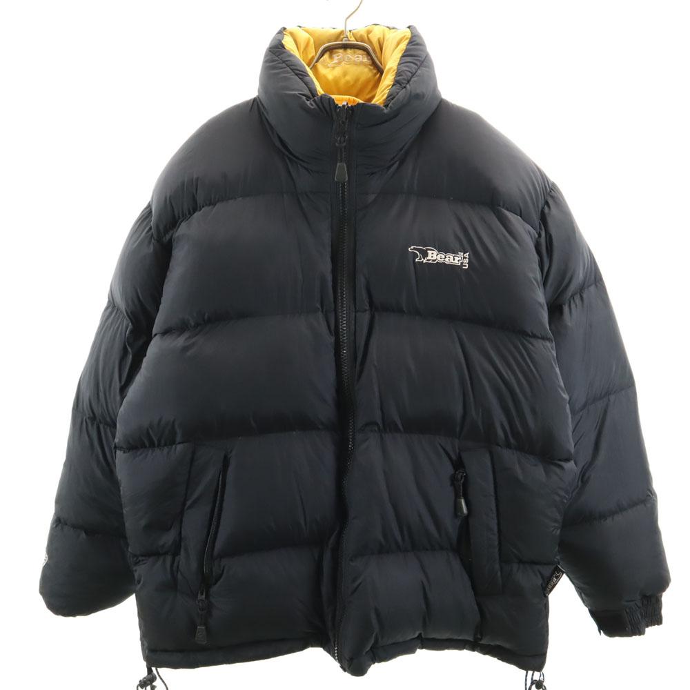BEAR 90s Old Reversible Down Jacket M Black Men's Used