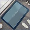 Bathroom Slip-resistant Mat Modern Minimalist Washroom Door Area Entry Foot Mat Diatom Mud Mat Durable Durable Useful