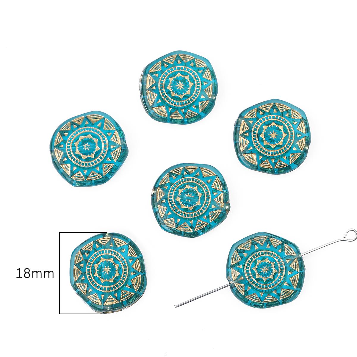 

Золотые бусины в стиле барокко в стиле ретро, ​​акриловые бусины разных стилей для изготовления ювелирных изделий, очаровательное украшение «сделай сам» 18mm about 20pcs