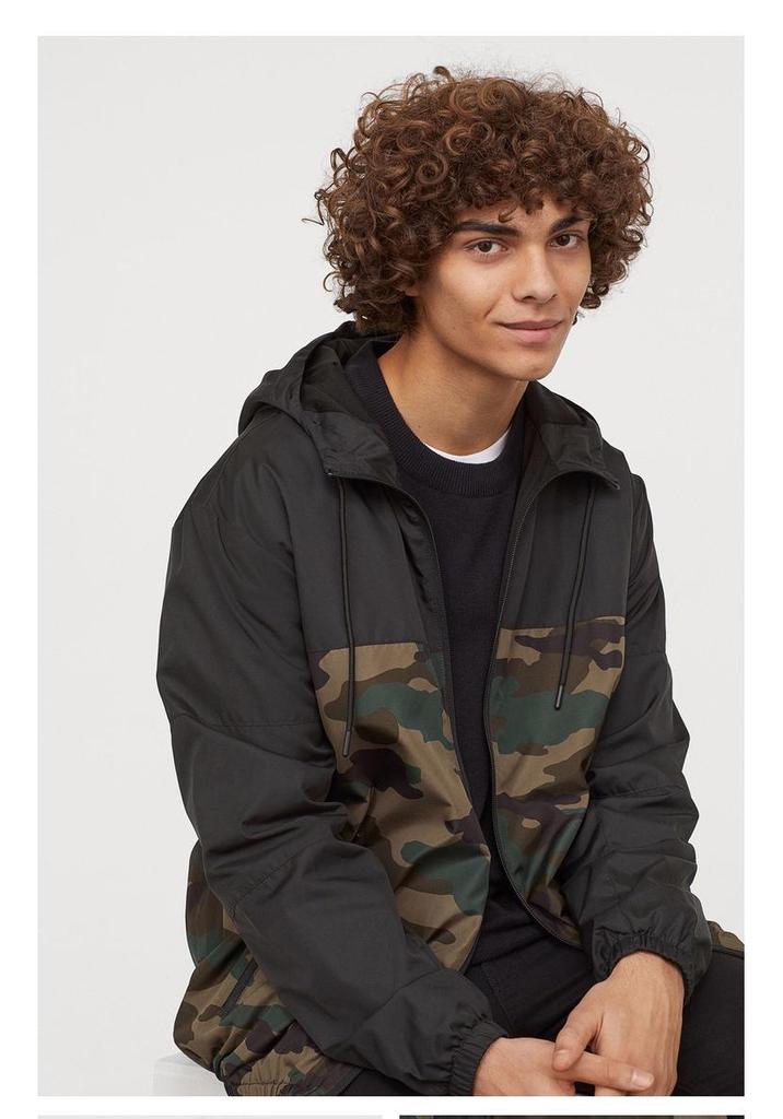 Men's Autumn Camouflage Sports Jacket - Breathable, Colorful Mesh Design