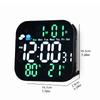 Alarm Clocks for Bedroom LED Digital Weather Clocks Desk Alarm Clock with Auto Dimming Day of Week Indoor Temperature