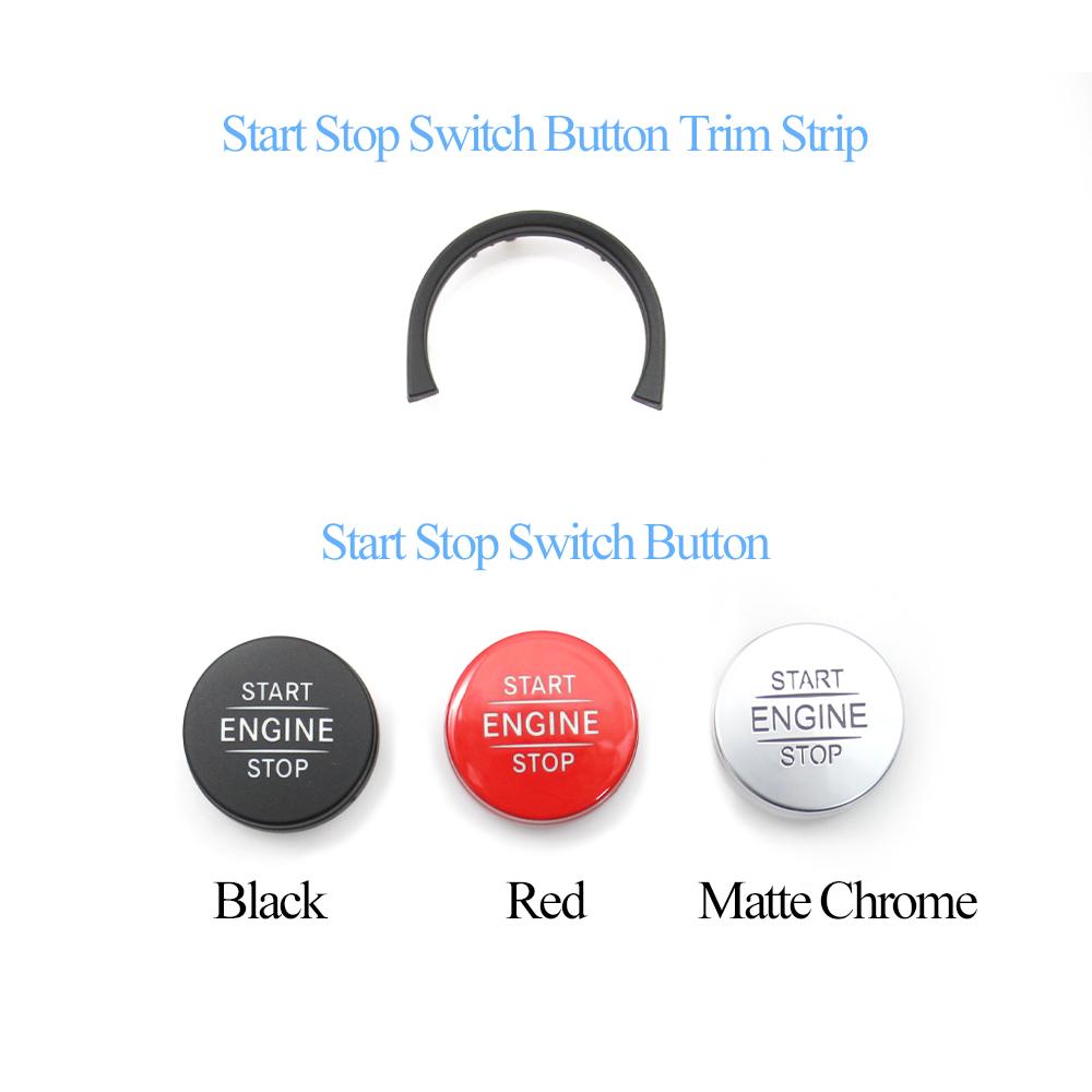 Car Engine Start Stop Push Switch Button Cover Trim Strip For Benz W177 W247 W118 W447 W448 W907 W910 2019-2026 1779051001