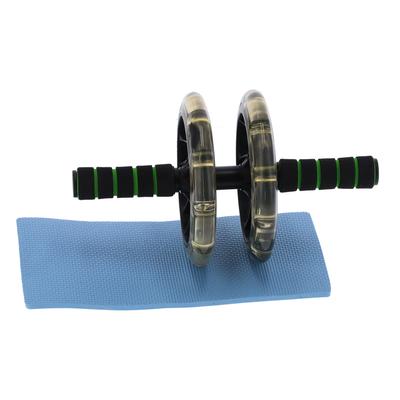 200mm Abdominal Wheel Roller NonSlip Dual Wheels Exercise Roller for Core Workout