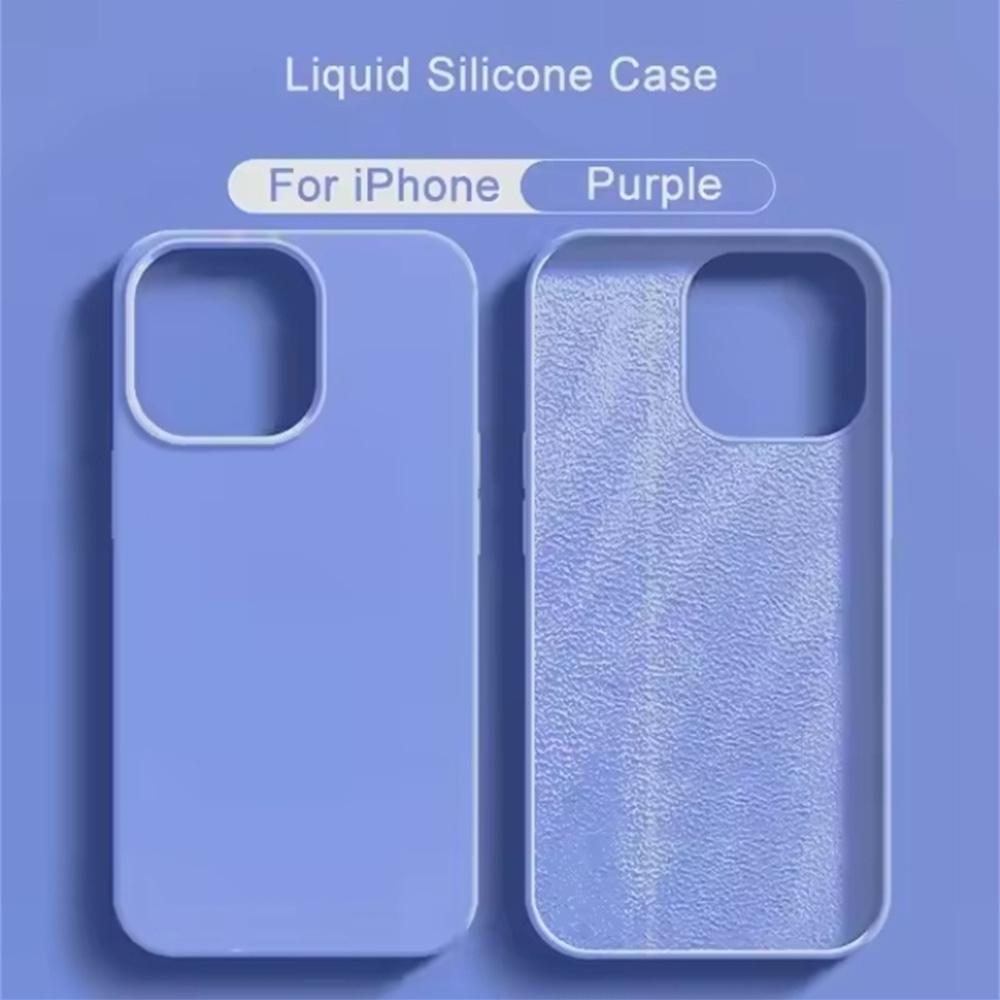 Soft Liquid Silicone Cases For Apple For Iphone 16 11 12 13 14 15 Pro Max 14 15 16 PlusShockproof Bumper Cover Phone Accessories