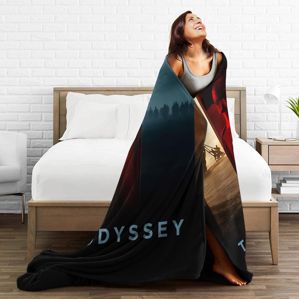 The Odysseys Blanket Cover Flannel Throw Blankets Airplane Travel Personalised Lightweight Bedspreads,