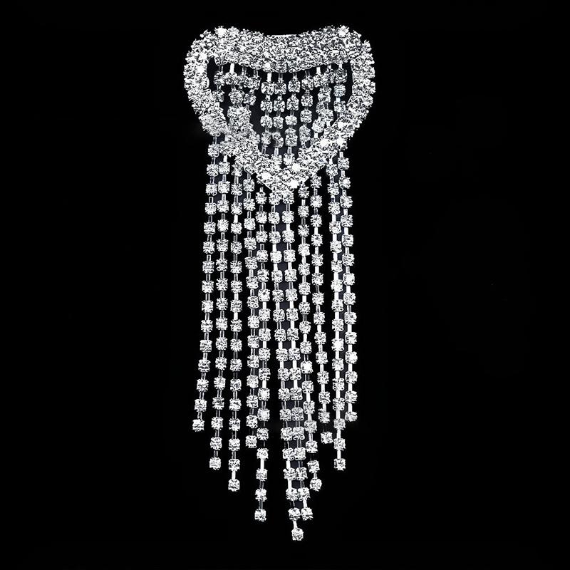 Crystal Bowknot Brooch Charming Women Lapel Pin Gorgeous Rhinestone Sweater Suit Accessory for Special Gatherings