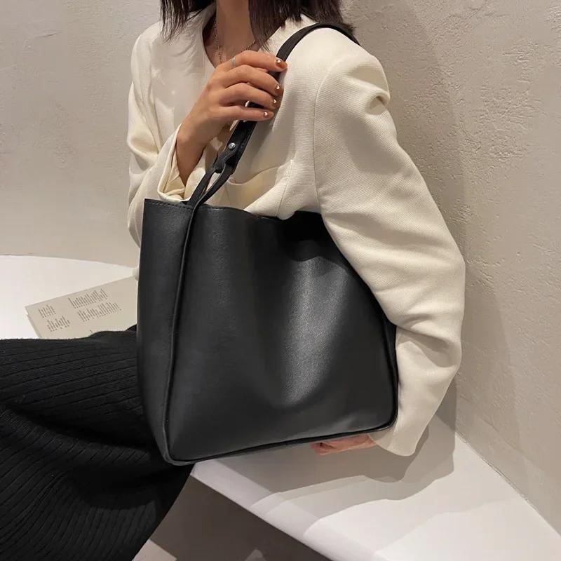 Popular Retro New Simple Casual Ladies Shoulder Bag for Women New Western Women's Handbag Fashion Female Designer Shoulder Bag