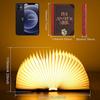 Book light Adventure Book Night Light - 3D Folding Lamp,Ideal Gift for Book Lovers,Three Different Lighting Options:White/Yellow/Breathing Gradient