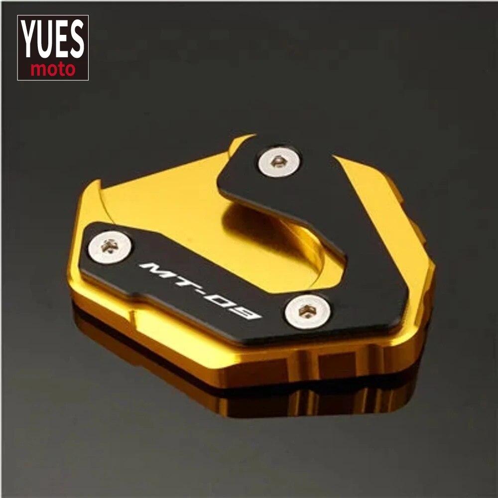 For Yamaha MT-09 2014 2015 2015 2017 2018   Motorcycle Accessories Auminum Side Stand Enlarger Plate With Logo MT09