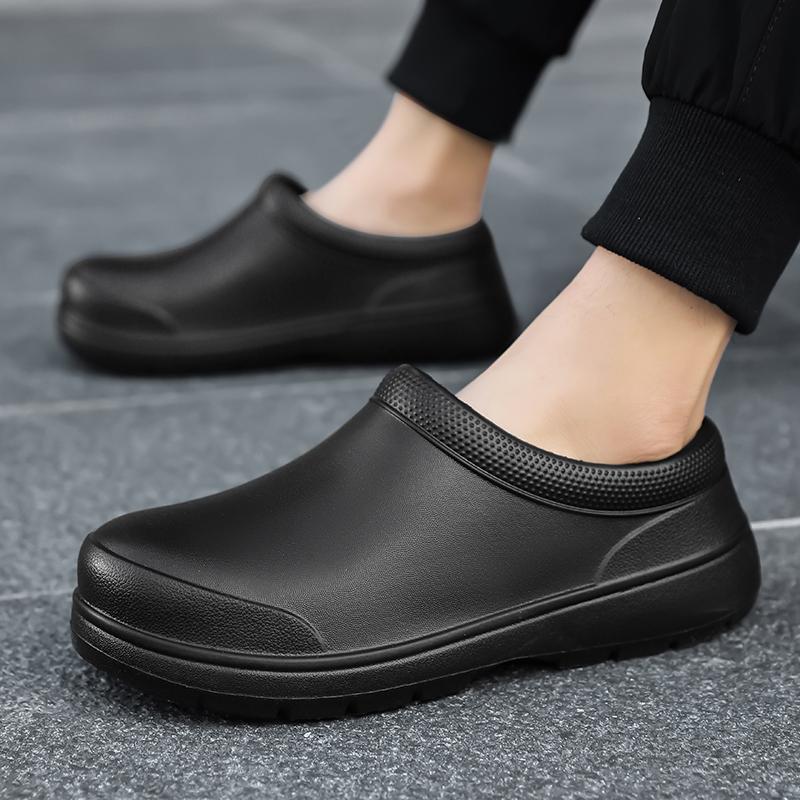 Fashion 2025 Men Women EVA Chef Shoes Non-slip Waterproof Oil-proof Shoes Comfortable Workers Slippers Outdoor Fishing Shoes