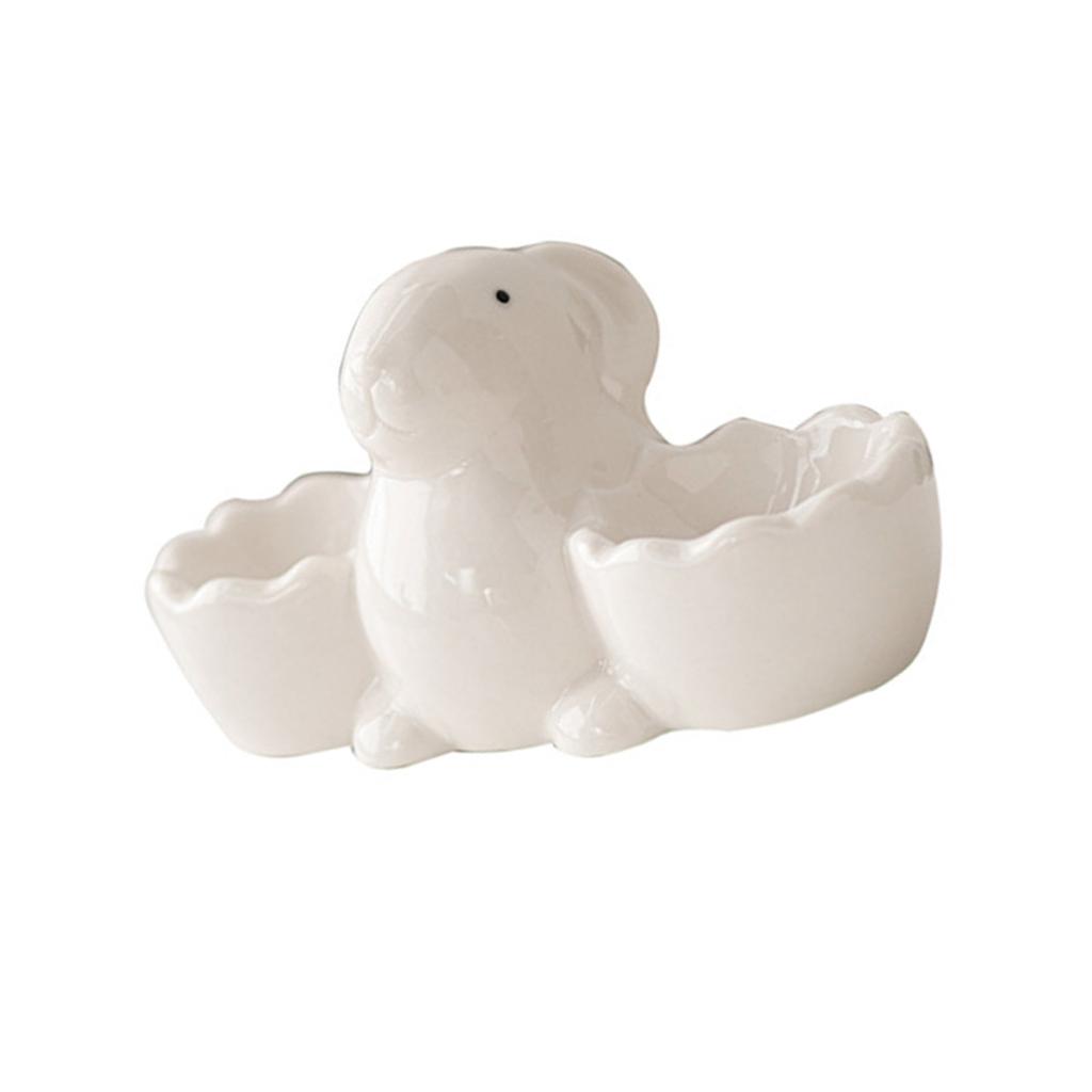 Cuteness Rabbit Shape Eggs Cups Safety Boiled Eggs Holder Kitchen Accessary Perfect for Adding Fun To Breakfast Time