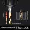 Double-head Twisted Drill Bit, Stainless Steel with High Hardness, Electric Drill Chuck for Hole Drilling, Tungsten Steel Alloy Steel Drill Bit