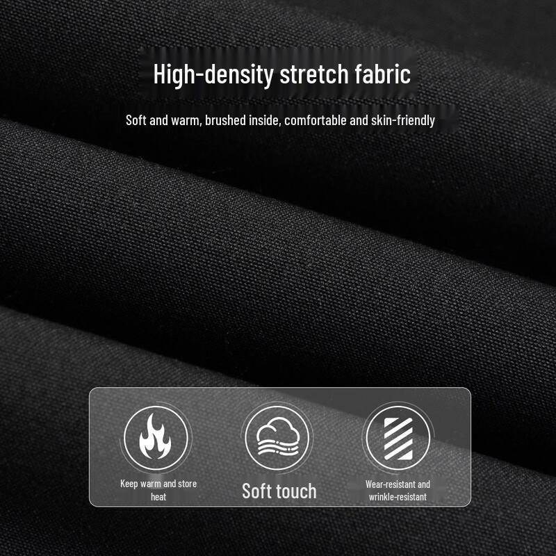 MONTAGUT Pánské teplé ležérní kalhoty s fleecovou podšívkou