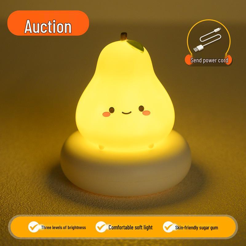 Rechargeable Eye-Friendly Night Light for Kids & Postpartum Mothers - Touch-Control Desk Lamp