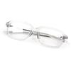 Excellent 999.9 Glasses Clear Titanium Mens NPM-212 Used