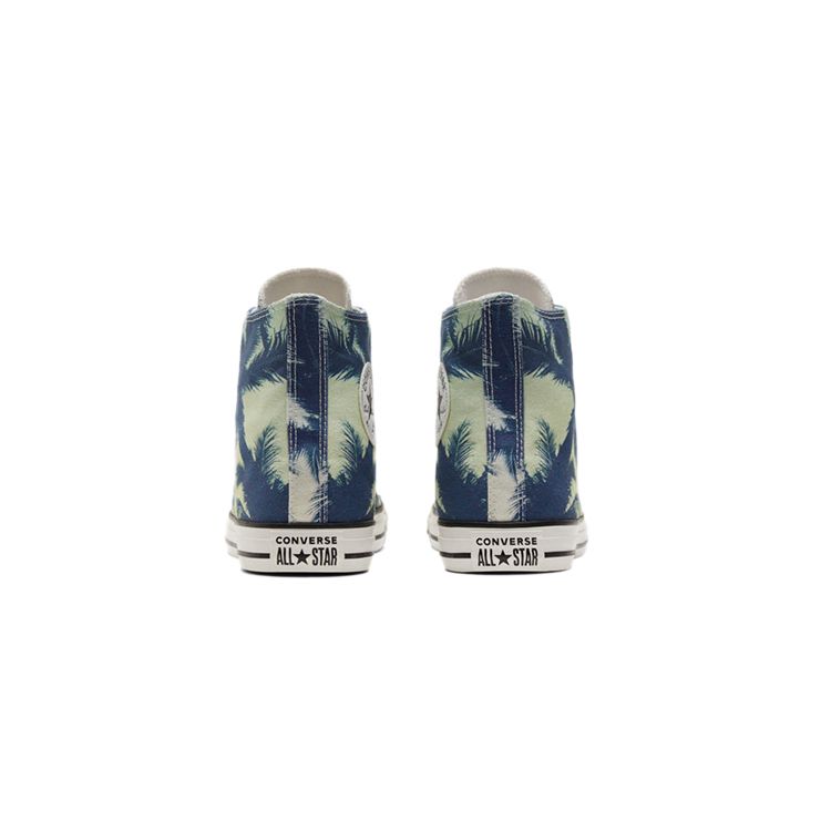 Converse Chuck Taylor All Star Bequeme Vielseitige Bedruckte High-Top Canvas Schuhe Unisex Sneaker Blau 171280C