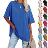 Summer Short Sleeve Tunic Tops Women's Plus Size Oversized Loose Tees
