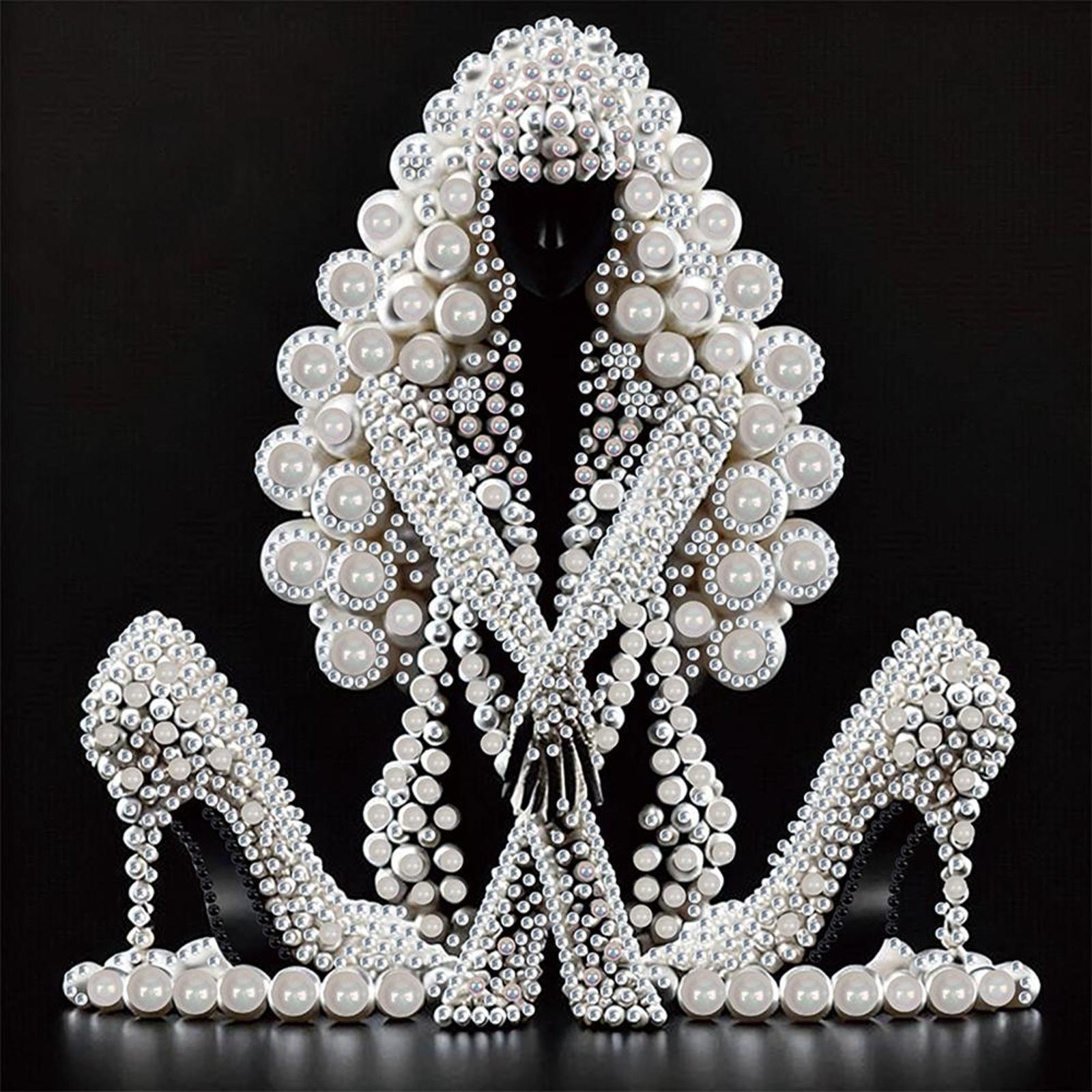 

5D DIY Частичный набор для алмазной живописи со сверлом особой формы Элегантное женское украшение