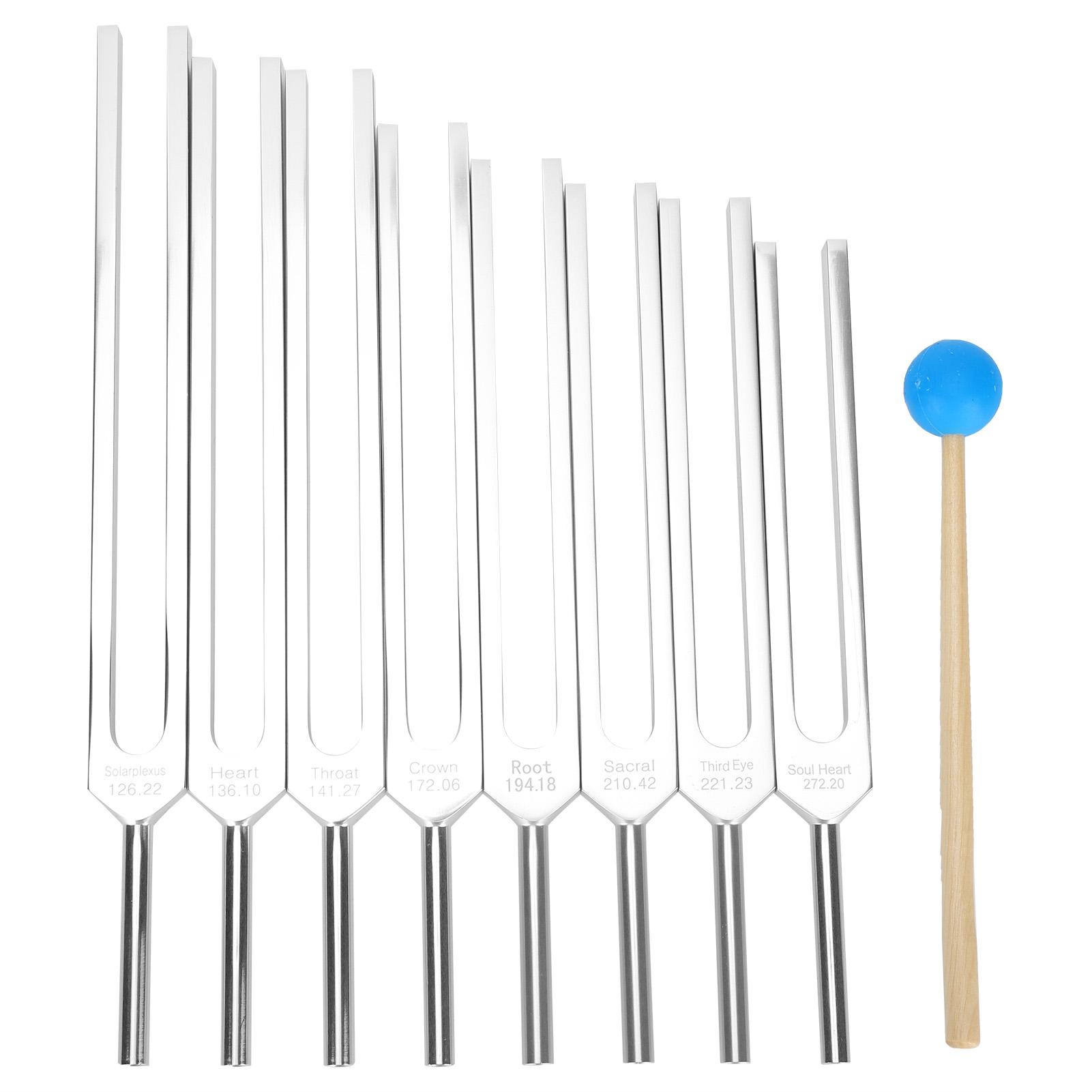 

8 шт., набор камертонов увеличенной длины, молоток, набор инструментов для улучшения сна, набор камертонов