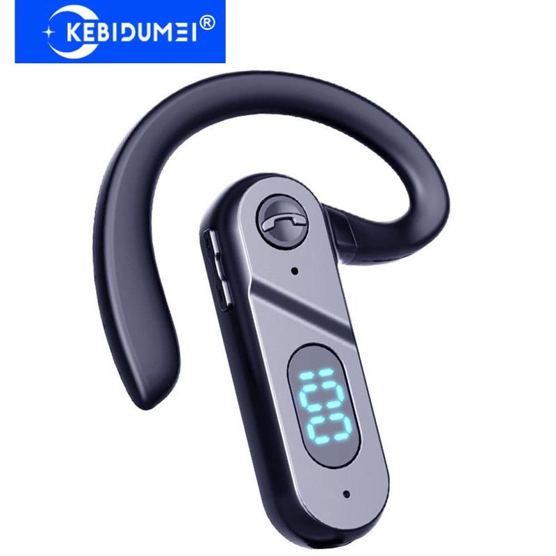 Bluetooth 5.2-øretelefon LED-skjerm Trådløs hodetelefon TWS Sport Headset Støyreduksjon øreplugger for smarttelefoner