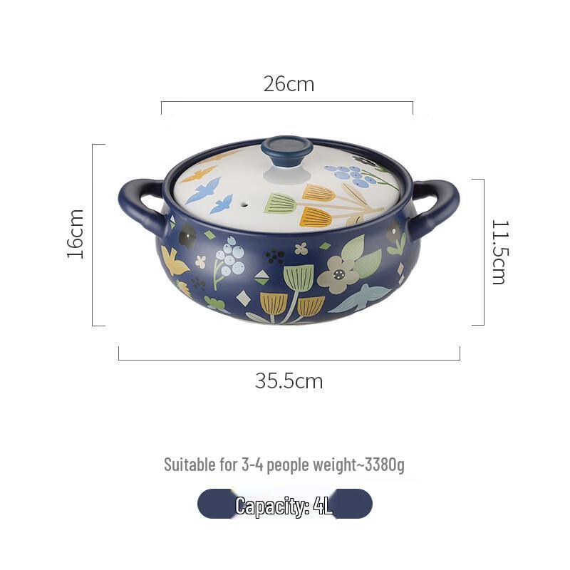 ZMR Ceramic Casserole Pot