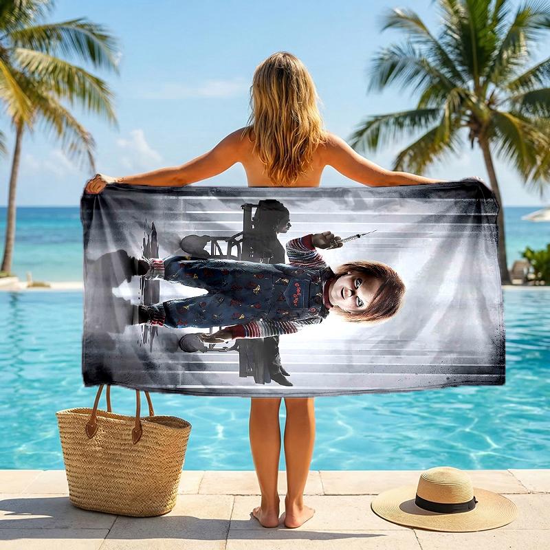 Chucky Fashion Beach Towel: Ideal for Summer Adventures Soft, absorbent and quick drying suitable for swimming and bathing