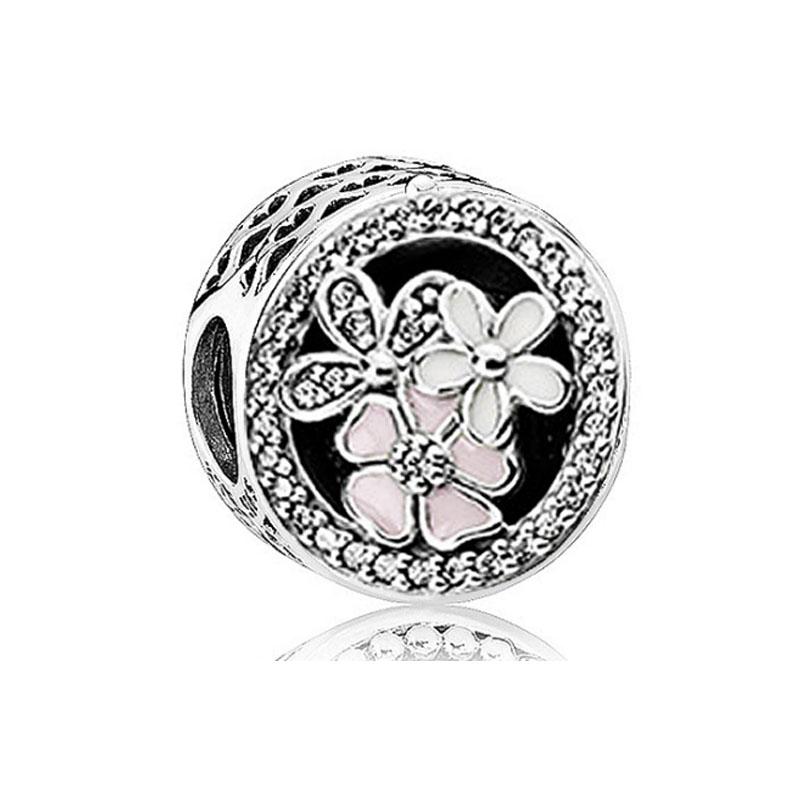 Beautiful Flowers, Butterflies, Crosses,Elephant Pendant Beads 925 Silver European Bracelet DIY Exquisite Jewelry