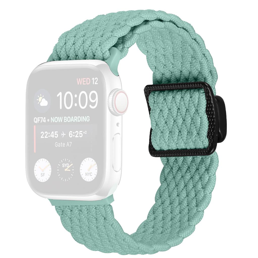 Nylon Strap for Apple Watch Series 10 9 8 7 SE 6 5 4 3 2 1 42mm 41mm 40mm 38mm Braided Watch Band with Magnetic Buckle