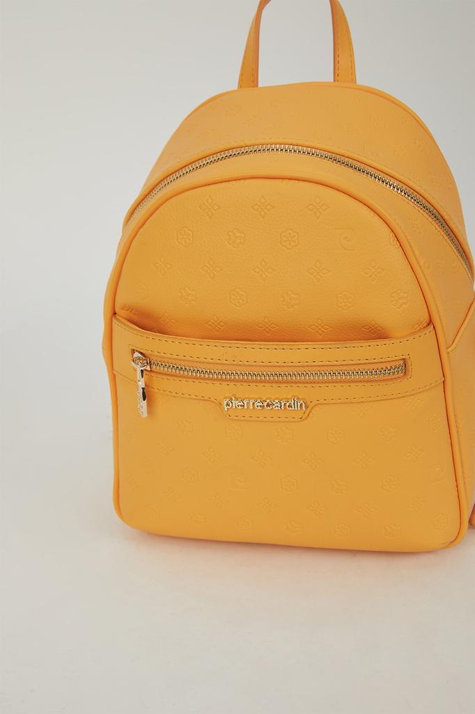 Original Pierre Cardin Coffee Monogram Luxury Backpack Coffee Monogram Women's Backpack