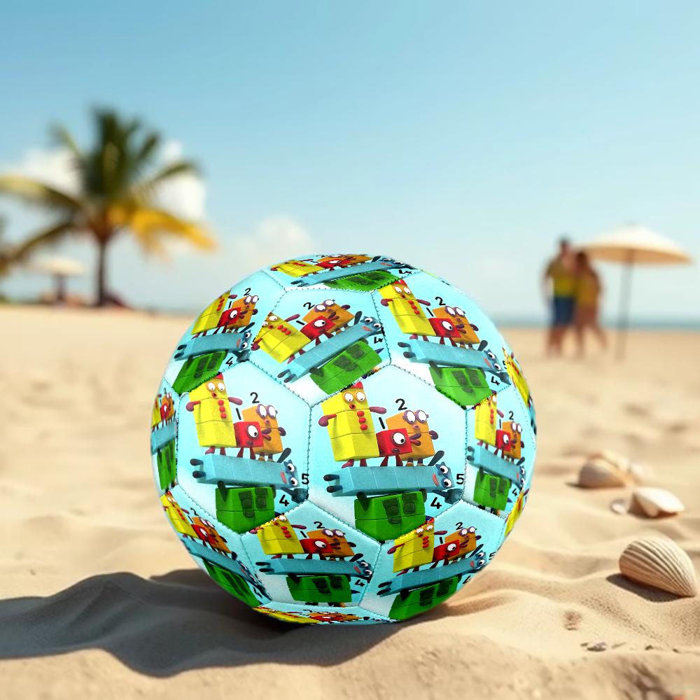 Numberblocks Tema Størrelse 5 Fodbold, Velegnet til Både Indendørs og Udendørs Kampe, en Gave Velegnet til Alle.