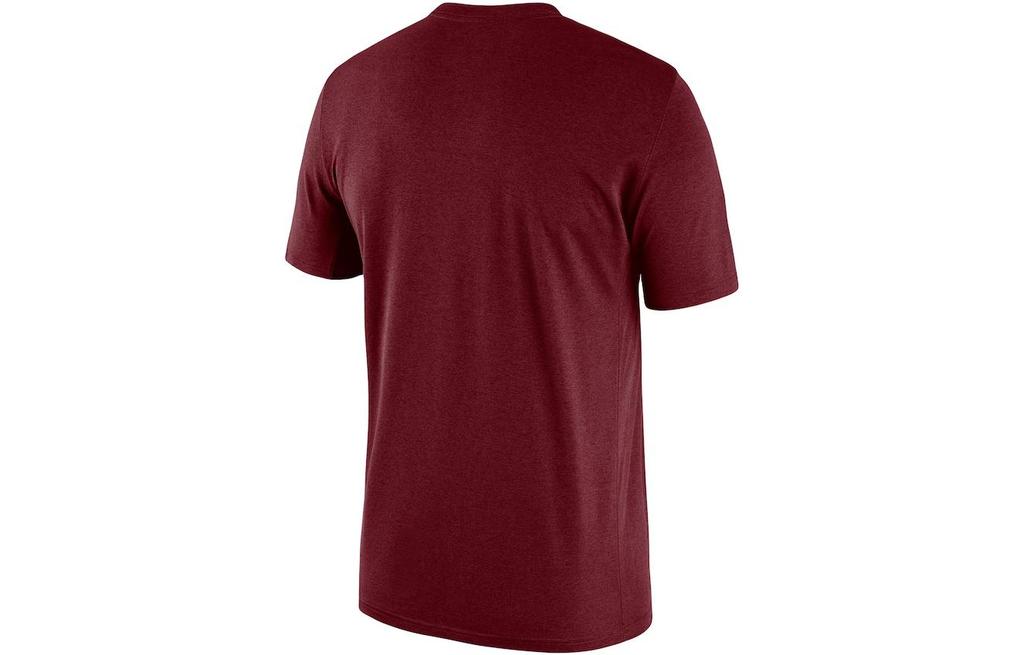 Nike T Shirts Men's Red Crew Neck Moderate Straight Fit FJ0172-677