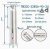 Deep Hole Internal Thread Milling Cutter with Coolant, Imperial/Metric Shank, US 11UI/16UI