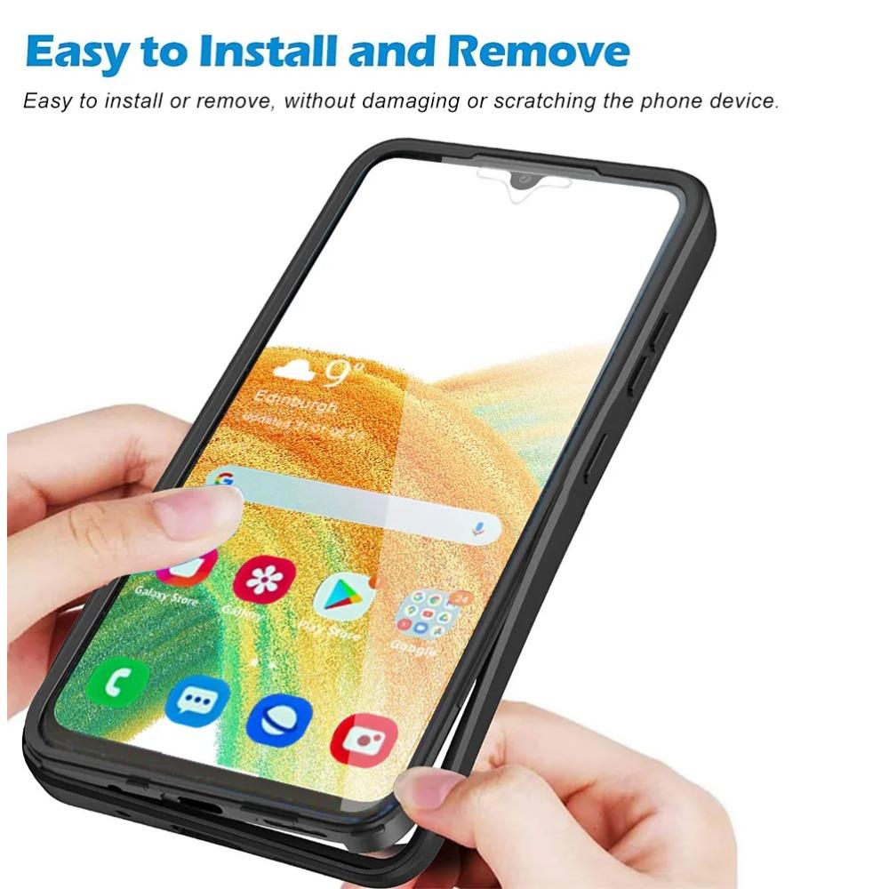 Liquid Silicone 360 Degree Hybrid Case for  Samsung Galaxy A33 5G A53 5G A73 5G A13 4G A23 4G M53 5G M33 5G M52 5G Protect Shockproof Protection Cover