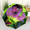 1pc Ben 10 Custom Name Automatic Folding Umbrella, Durable Plastic & Iron, Lightweight for Outdoor Daily Use S1230064
