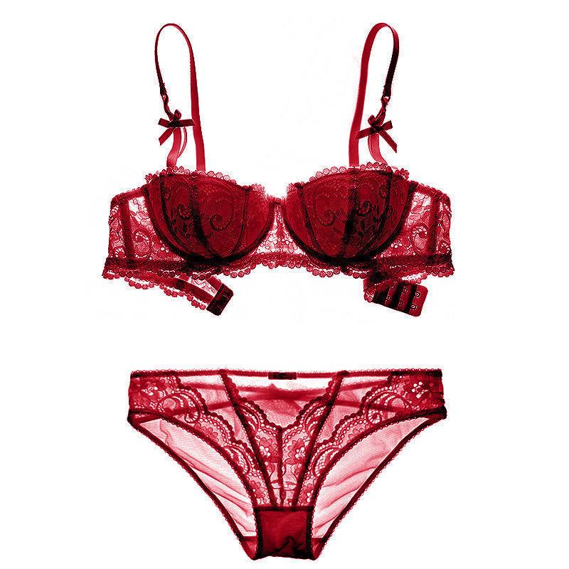 Elegant French Lace Ultra-Thin Bralette – Comfortable, Breathable Design for Small Chests