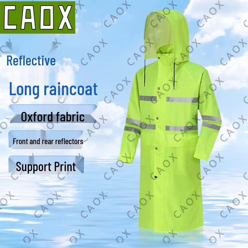 CAOX High-Visibility Reflective Raincoat