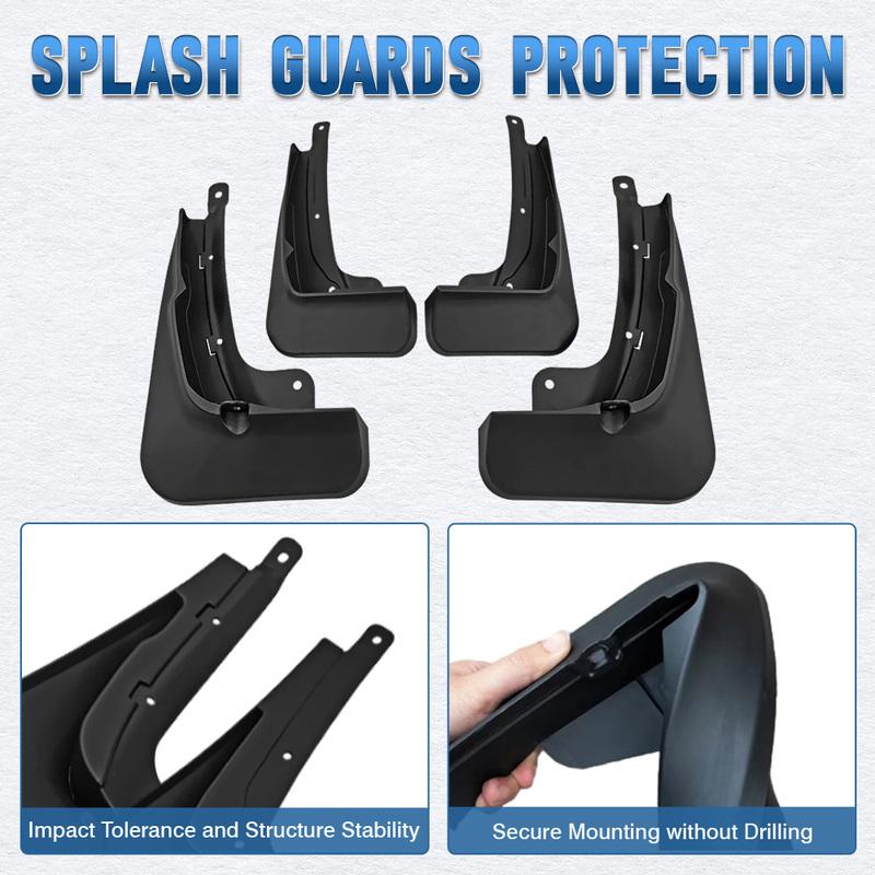 Guard Mudguards Mud Flaps Wheel Fender Accessories Black for Honda ZR-V ZRV -2025 Car Mud Flaps
