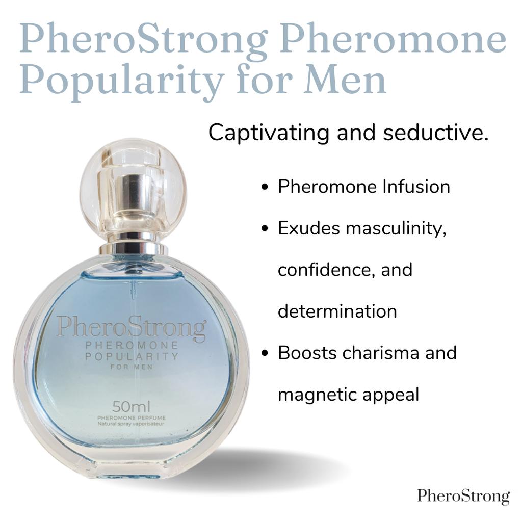 PheroStrong Pheromone Popularity for Men Perfume with Pheromones for Men To Excite Women