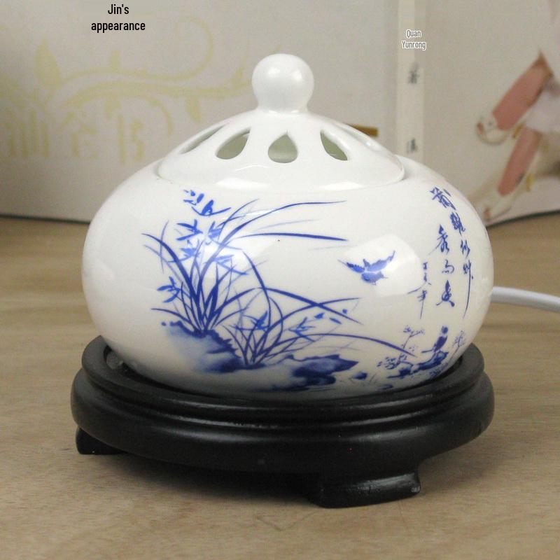 Adjustable Temperature Ceramic Incense Burner & Aroma Diffuser