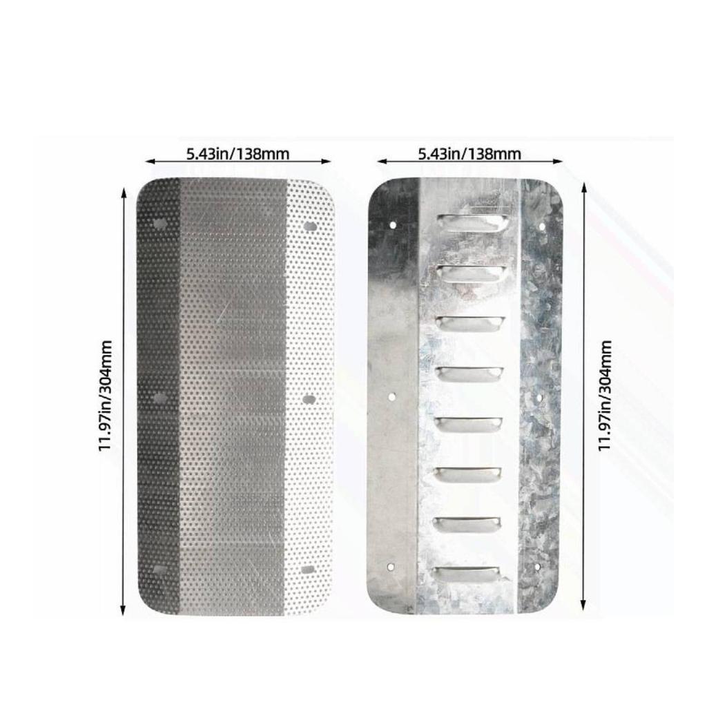 4 Pieces Shipping Container Vent with Metal Mesh Galvanized Hardware Ventilation