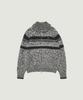 GROVE Femke Knit Zip-Up (Gray)