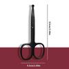 Round Head Nose Hair Cut Stainless Steel Eyebrow Trimming  Beauty Tool