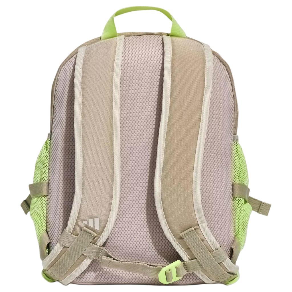 Adidas Fashion Minimalist Color Block Versatile Plaid Fabric Backpack Unisex Backpack Brown KS0246