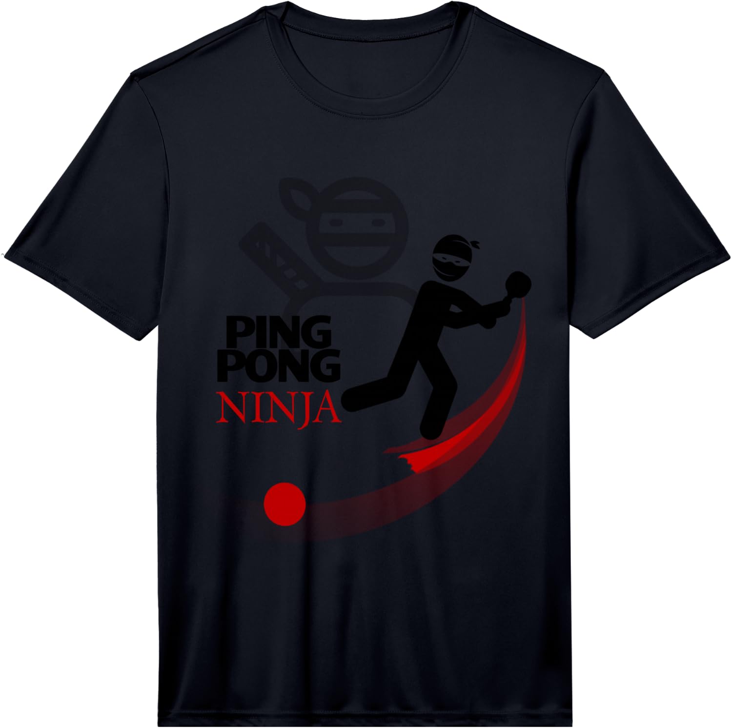 Ping Pong Ninja Funny Gift Fun Performance Unisex T-Shirt XL