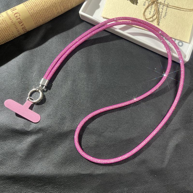 Yi Lian Acrylic Beaded Phone Chain: Pearl Crossbody Strap Charm for Women