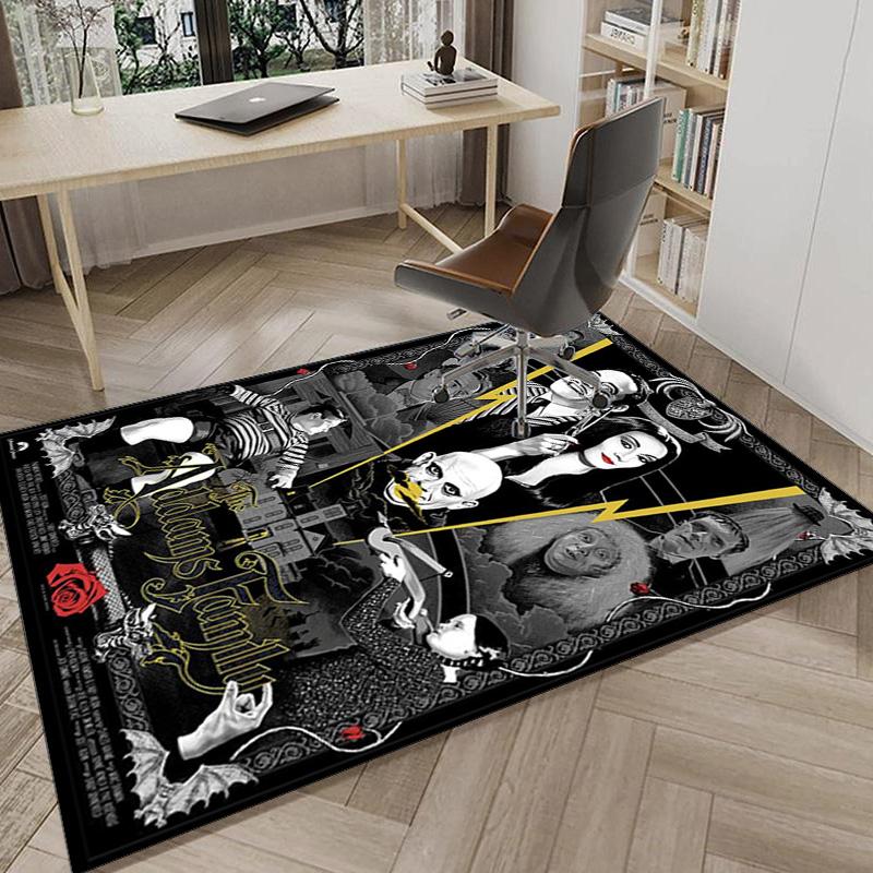 Gothic Adams Carpet, Chair Rug,Rug for Office Bedroom living rooms, Doormat decor Fan Gift Christmas Gift